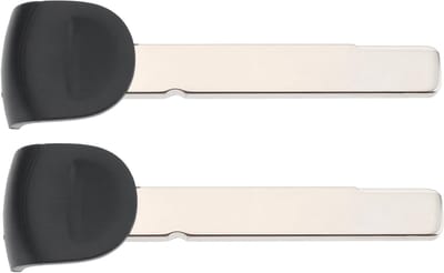 Dailygoods- Sleutelblad Set van 2 - Ongesneden Sleutelmes - Compatibel met Porsche Taycan/Cayenne/911 - Koperen Materialen - Eenvoudig te Snijden - Vervanging voor Sleutelhanger - Autosleutelblad