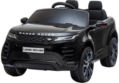 Range Rover Evoque elektrische kinderauto Accu Auto met Bluetooth en afstandsbediening (Zwart)