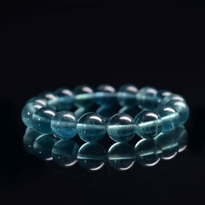 Blauwe Kristallen Armband – Natuursteen – Handgemaakt – Energie & Healing