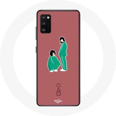 Samsung Galaxy A41 hoesje Inktvis Game Ji Yeong Nummer 240 en Kang Sae Byeok Nummer 067