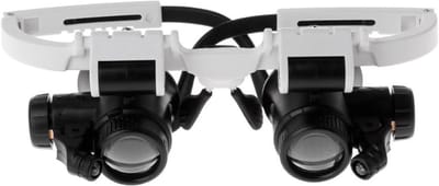 Handsfree LED Loep met Versterking 8X, 15X en 23X voor Hobbys, Lezen en Juwelenherstel