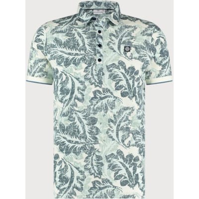 Blue Industry All-over print polo |