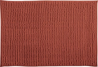 MSV Badkamerkleed/badmat tapijtje voor op de vloer - terracotta - 40 x 60 cm - Microvezel - anti slip