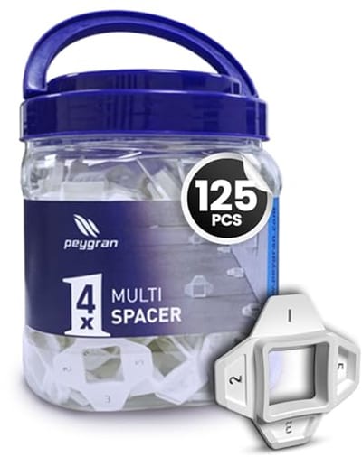 Duurzame Tegelnivelleringssystemen - 4-in-1 Multi-Spacers voor Wand- en Vloertegels