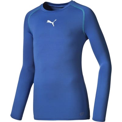 Puma Kinder/Kinder-T-shirt met lange mouwen en logo (Blauw)