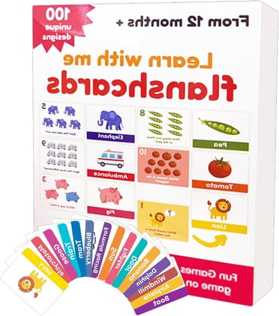 Educatieve Kaarten - Cijfer Letter Kaarten - Vroeg Leren - Waterafstotende Doos - 100 Stuks - Multicolor