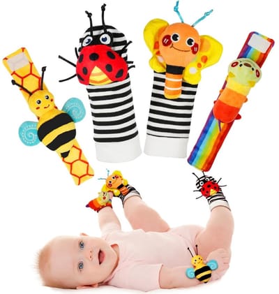 SCH® Baby Speelgoed 3 Maanden - Baby Speelgoed- Veelkleurig- 19cm x 10cm x 5cm
