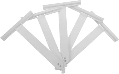 Roljaloeziedemperveren - Reparatieveren - Luiken Repareren - Zwaluwstaartverbinding - 5 Stuks - Wit