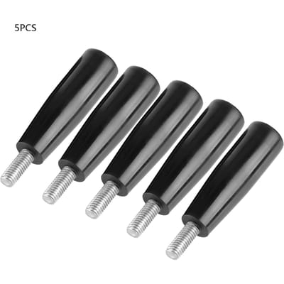 5 Pièces Fraiseuse à Filetage Accessoire de Rechange Outil Poignée Bakélite Tournante M6 * 50