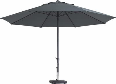 Parasol Rond Stockholm / Timor 400 cm Grijs | Topkwaliteit parasol | 100% polyester doek | Parasol XXL