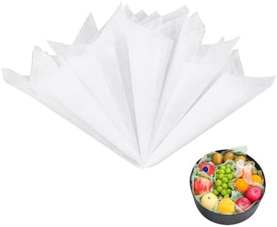 Dailygoods- Bloemeninpakpapier 152 Vellen - Katoenen Inpakpapier - Waterdicht - Geschenkdozen - Bruiloft - 280mm/11,02 inch