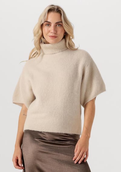 Notre-V Nv-entia Truien & vesten Dames - Sweater - Hoodie - Vest- Beige - Maat XL