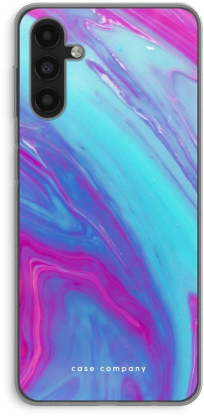 Case Company® - Hoesje geschikt voor Samsung Galaxy A13 5G hoesje - Zweverige regenboog - Soft Cover Telefoonhoesje - Bescherming aan alle Kanten en Schermrand