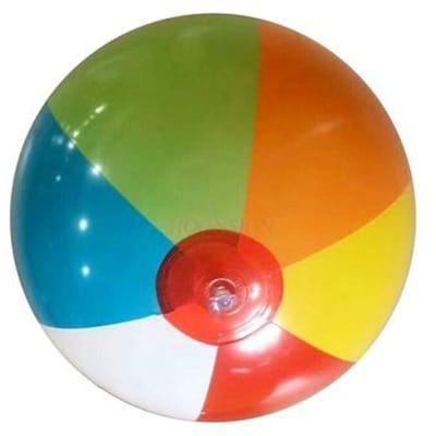 1 Stuk Zes Blaadjes Ballen Zes Gekleurde Ballen Zes Stuks Rackets En Kinderen Opblaasbaar Speelgoed Pvc