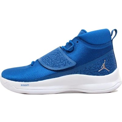 Jordan Super.Fly 5 Confortable Tendance Durable Léger Chaussures de Basket Montantes Homme sneaker Bleu 914478-406 42.5 blue