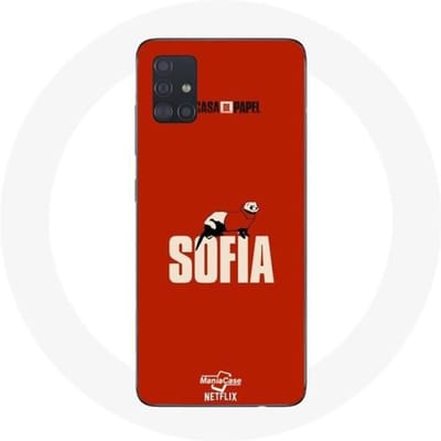 Samsung Galaxy A51 hoesje The House of Paper Sofia Art