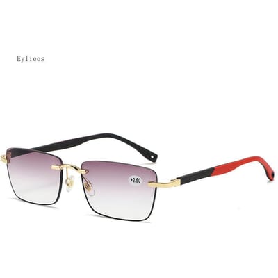Heren Zakelijk Vierkant Presbyopie Bril Modieus Elastisch Antislip Sportstijl Ultralicht High-definition Bril óculos 4