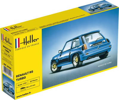 Heller - 1/43 Renault R5 Turbohel80150 - modelbouwsets, hobbybouwspeelgoed voor kinderen, modelverf en accessoires