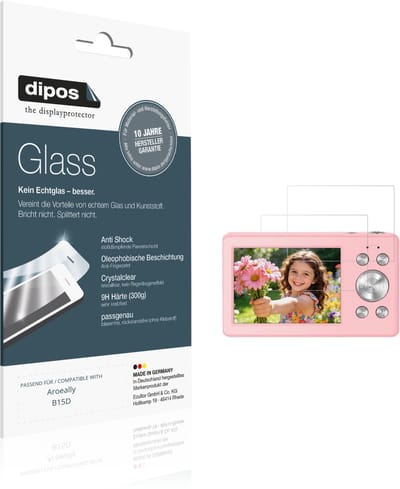 dipos – 2x Pantserfolie geschikt voor Aroeally B15D | 9H Screenprotector