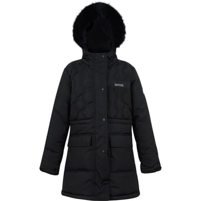 Regatta Kinder/Kids Fabrizia II gewatteerde jas (Zwart)