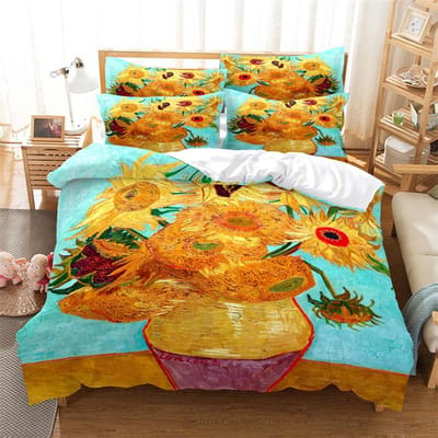 Mooie Bloemen Beddengoed Dekbedovertrek Mode Beddengoed Set King Dekbedovertrek Bedset Meisjes Jongens Beddengoed Dekbedovertrek Set Beddengoed US King(264x228cm)