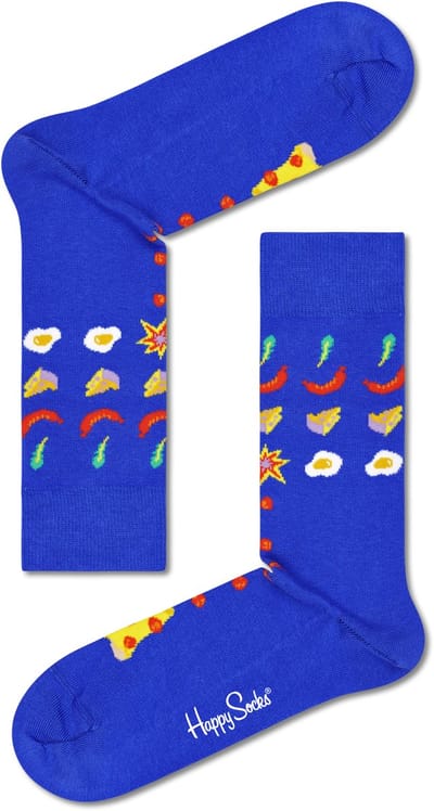Happy Socks PIV01-6300 Pizza Invaders Sock 41-46