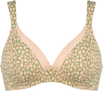 Naturana - Soft bh met glansband - 5119 - Rose Olive - 95D