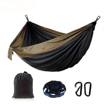 Hangmat - Kampeerhangmat - Tuin - Camping - Kamperen - Reizen - Reishangmat - Nylon hangmat