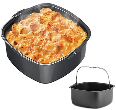 Dailygoods- Cakepan 22cm - Bakvorm - Bakvorm voor Airfryer - Bakvorm Brood - Vaatwasmachinebestendig - Veilig materiaal