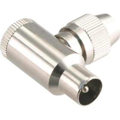 Q-link Coax stekker haaks Male
