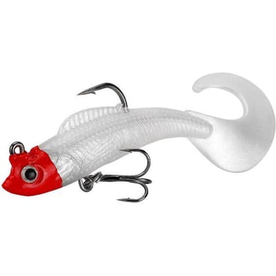 Leurre de pêche souple en silicone avec tête plombée, appât artificiel de 9 cm/9 g, leurre de pêche pour la pêche à la carpe et au bar, 1 pièce COLOR-F