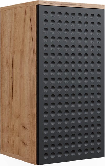 Vicco Irma Badkamerkast – 30 x 59 cm 2 compartimenten, badkamer Gestippeld antraciet