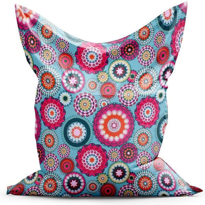 Zitzak Ibiza Small - Roze/Blauw