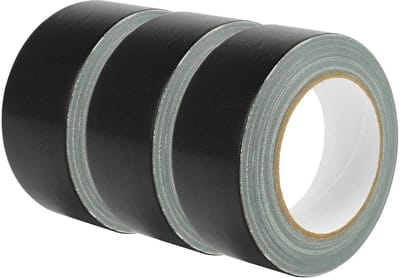 Dailygoods- Textieltape 3 Rollen - 90 Meter Totaal - 48 mm Breed - Sterke Lijm - Waterdicht - Handafscheurbaar - UV-bestendig - Ducttape