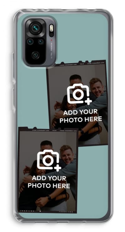 Gepersonaliseerd - Case Company® - Hoesje geschikt voor Xiaomi Redmi Note 10 Pro hoesje - Polaroid Zwart - Soft Cover Telefoonhoesje - Bescherming aan alle Kanten en Schermrand