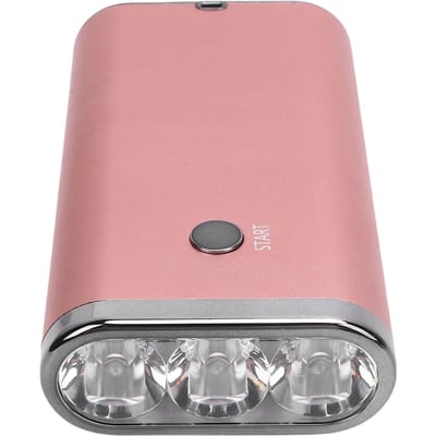 LED Haarextensie Licht 395nm Snelle Uitharding met 10s 30s 60s 90s 4 Tijdinstellingen Handheld Pruiklijm Uithardingslamp rosé gouden kleur