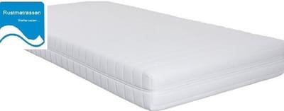 Ledikant Matras 60x120x14 cm-SG25-Anti-allergische wasbare hoes met rits.