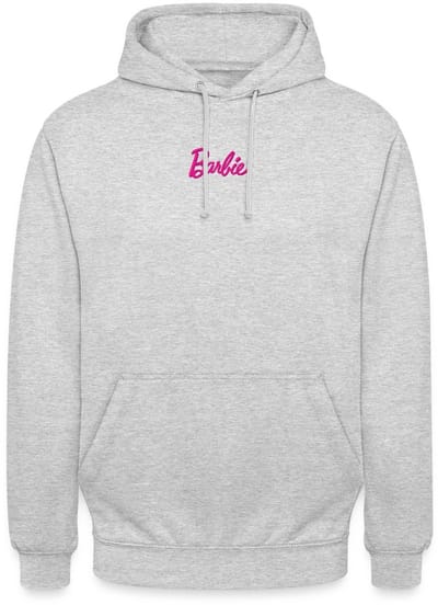 Barbie Logo Borduurwerk Hoodie Unisex