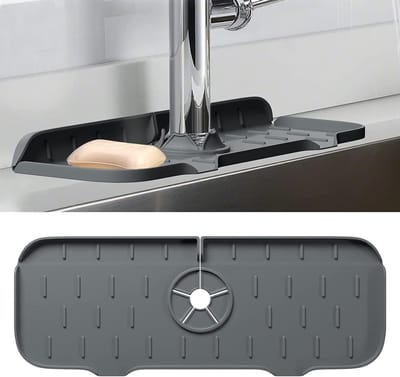 Aanrecht splash back-kraan pad-keuken backsplash-siliconen gootsteen afvoer pad-water ontvangende pad-kraan absorberend pad-gootsteen afvoer pad