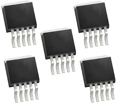 LM2596S-5.0 Step-Down Spanningsregelaar – 5V Vaste Output – TO-263 5-Stuks