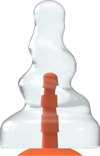 Dinoo - Primal Desires Extra Grote Dildo Met Zuignap Trike - Transparant