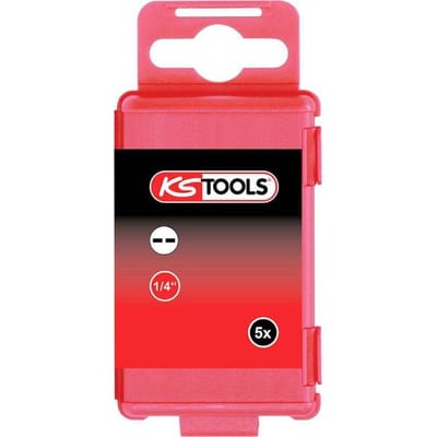 KS Tools 911.7724 911.7724 Spanner-bit Aandrijving: 1/4 (6,3 mm) Uitvoering: Spanner 6 mm 75 mm