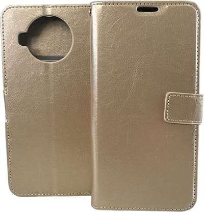 Portemonnee Book Case Hoesje Geschikt voor: Xiaomi Redmi Note 9 Pro 5G - Goud