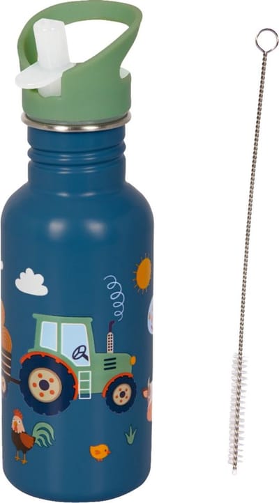 grote RVS drinkfles Tractor Boerderij - Die Spiegelburg