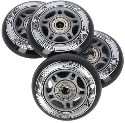 Inline Skates Wielen Set 4 Stuks PU 64-80mm met ABEC 9 Lagertjes