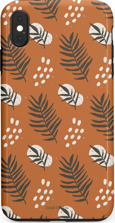 Casetastic Hoesje Geschikt voor Apple iPhone Xs Max - Stijlvolle Beschermende Duo-layer Case - Rustiek ritme