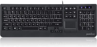Perixx Fullsize Toetsenbord met Achtergrondverlichting en Touchpad - Nederlands