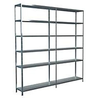 Legborden zonder bouten, H 2300 x B 2200 x D 350 mm, gegalvaniseerd