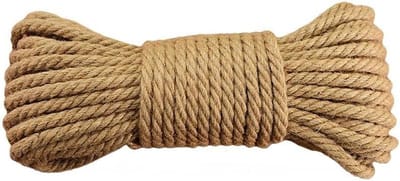 Jute Touw - Natuurlijk Touw - Ambachten en Tuinieren - Industriële Kwaliteit - 12 meter - Bruin