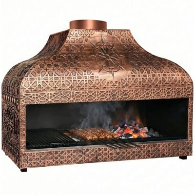 GGM Gastro Holzkohle Kupfergrill - 1500mm - geschlossen